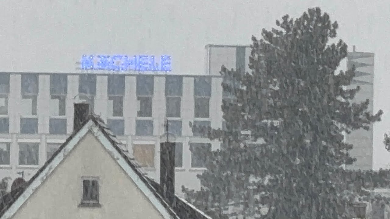 Weilheim ist eingeschneit 