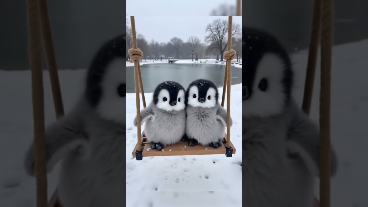 Con g&igrave; đ&acirc;y? Ch&uacute; Chim C&aacute;nh Cụt Đ&aacute;ng Đi Chơi | Khoảnh Khắc Si&ecirc;u Dễ Thương! 🐧💦