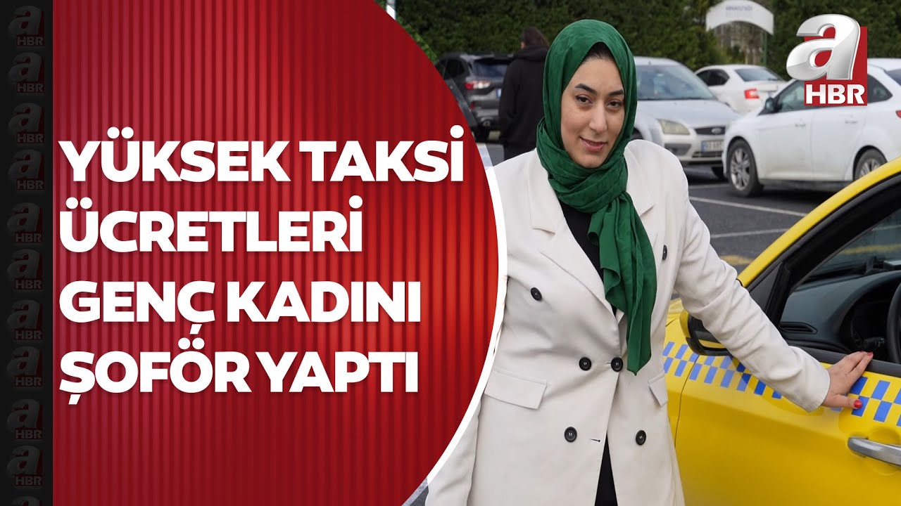 Taksi ücretleri genç kadını şoför koltuğuna geçirdi! Kadın taksici Arnavutköy'de ilgi odağı