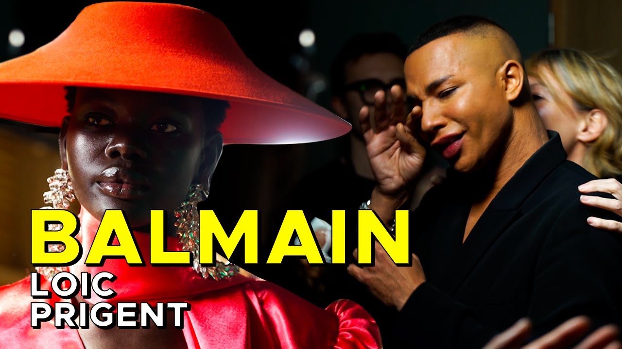 BALMAIN: LA PLUS GRANDE ÉMOTION D’OLIVIER ROUSTEING! Par Loïc Prigent