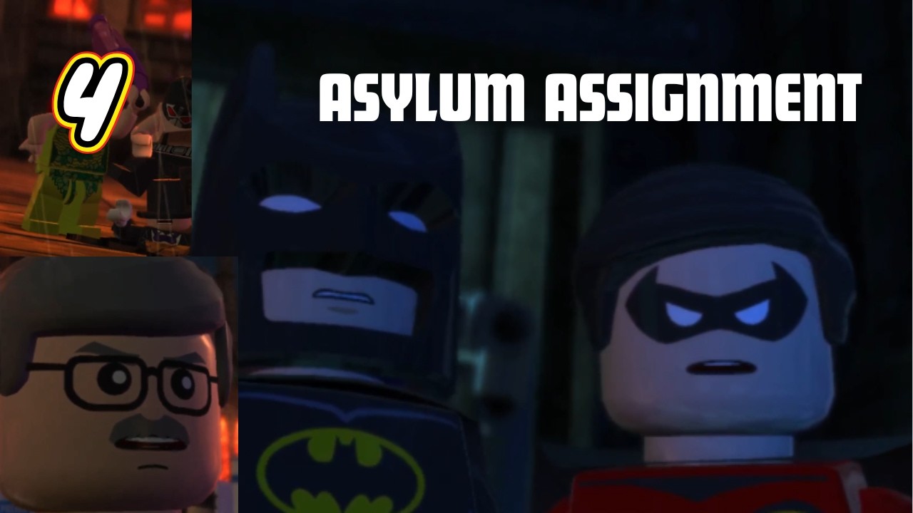 LEGO БЭТМЕН 2 ЧАСТЬ 4: Задание в психиатрическую лечебницу