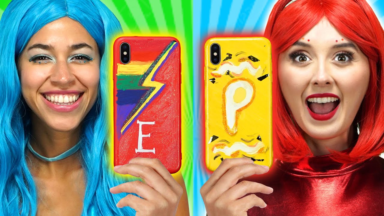 CUSTOMIZING PHONE CASES. THE SUPER POPS PAINTING PHONE CASES. Totally TV Originals