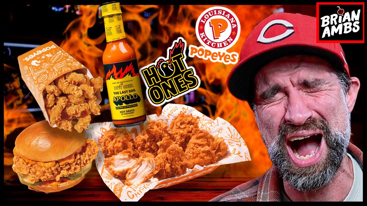 Trying the NEW Hot Ones Popeyes Menu (Worth the Hype?)
