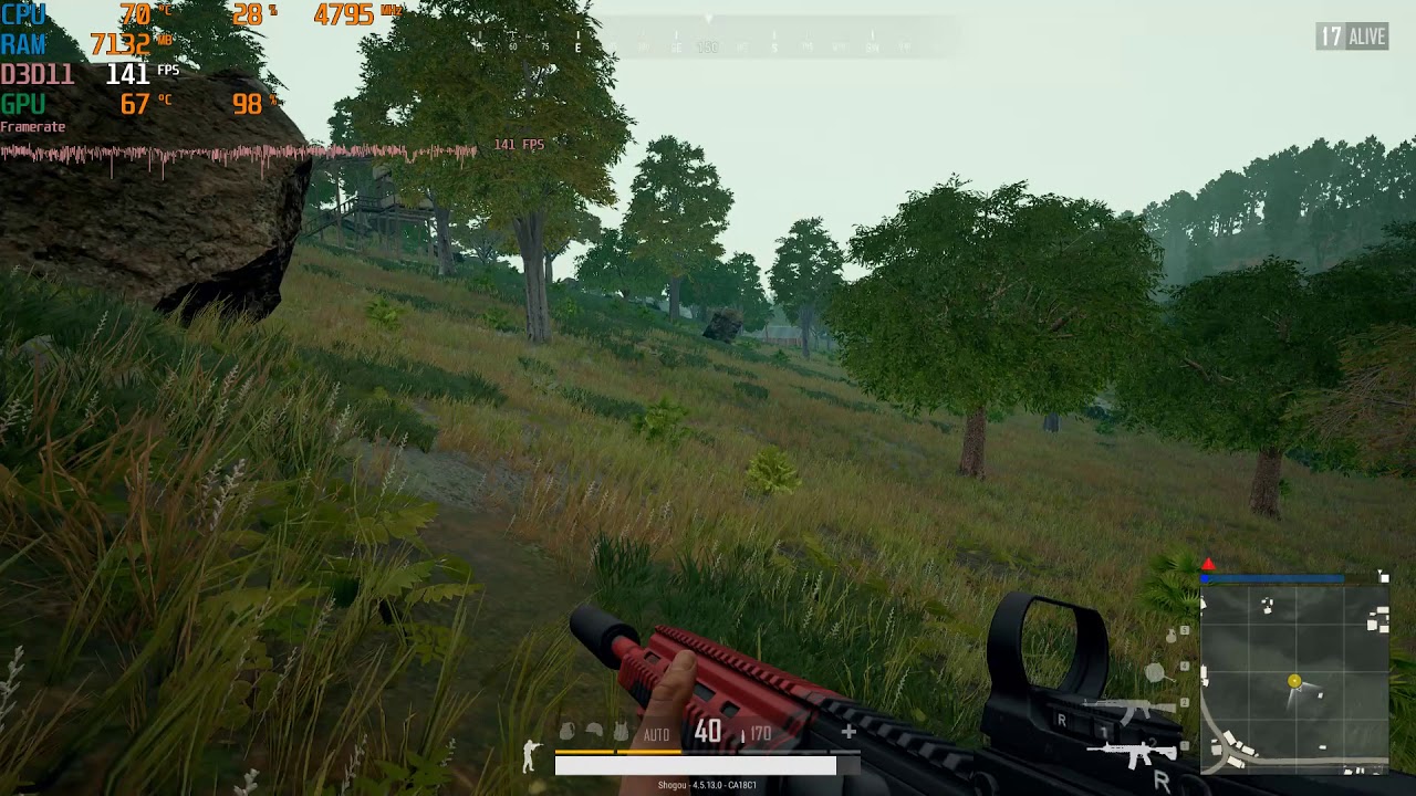 PUBG micro stutter example