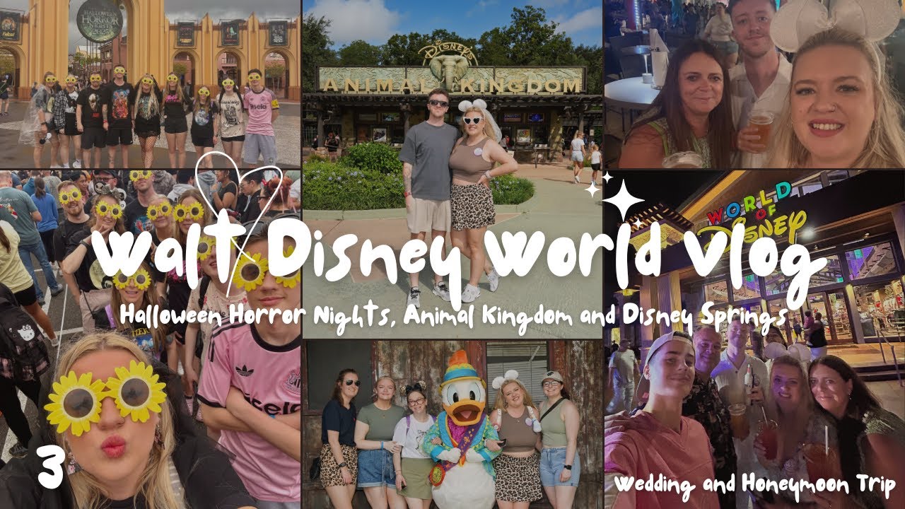 Walt Disney World Vlog | HHN 34 | Animal Kingdom | Disney Springs | Wedding Trip 2025