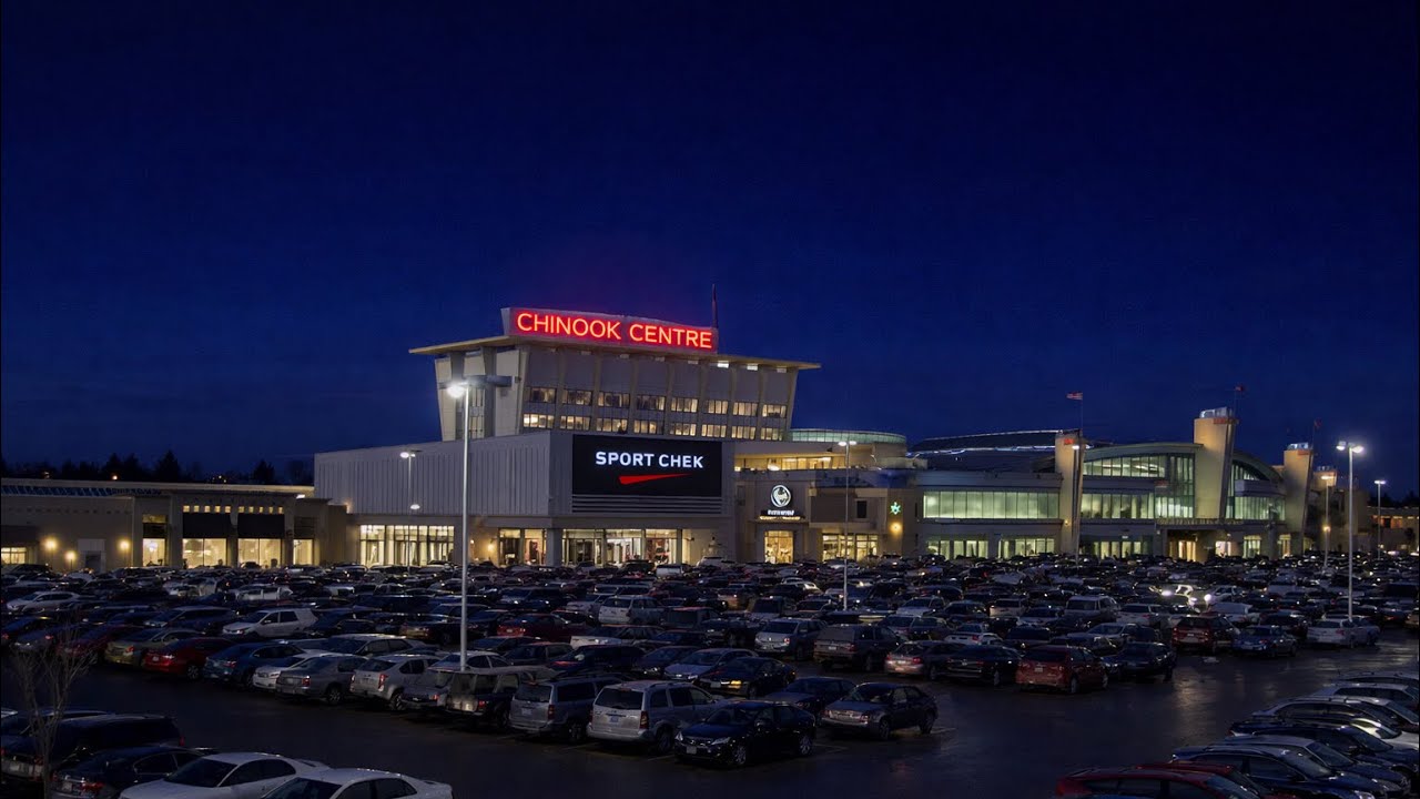 CALGARY CHINOOK CENTRE MALL (BIGGEST MALL IN CALGARY)