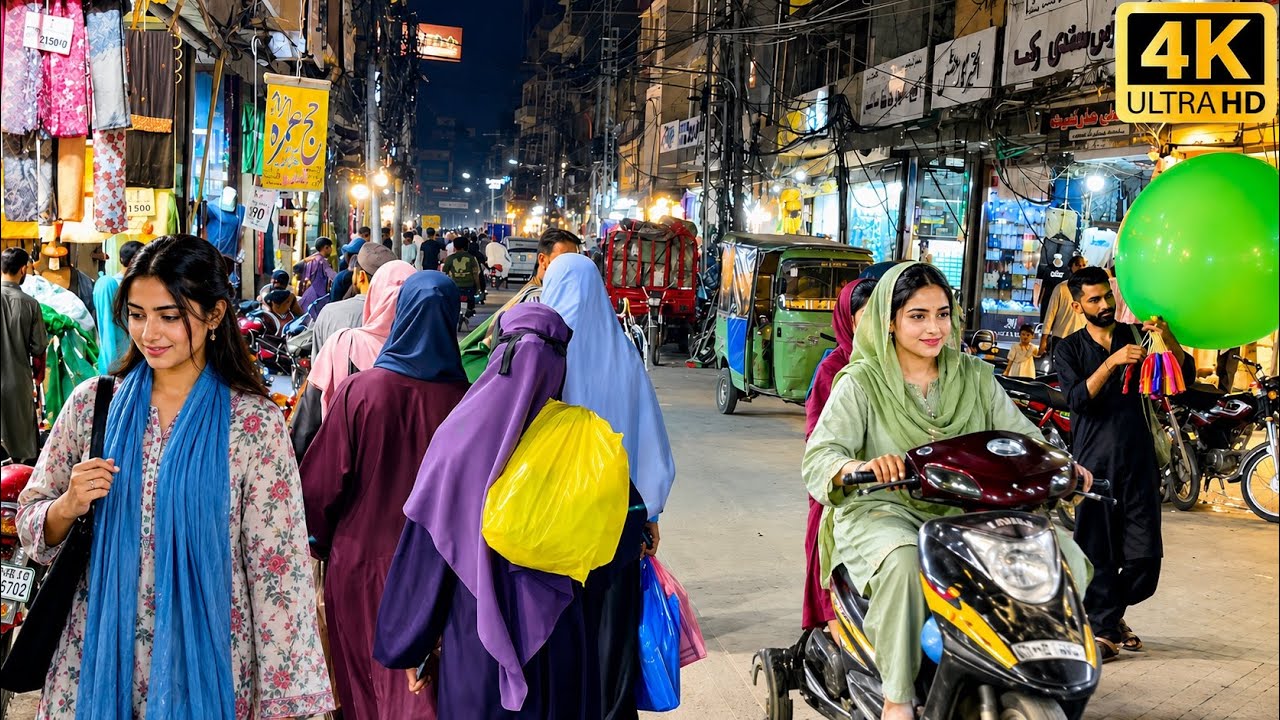 Inside Lahore's Busiest Evening Bazaar 🇵🇰 | See Why Everyone Shops Here | 4K Walking Tour
