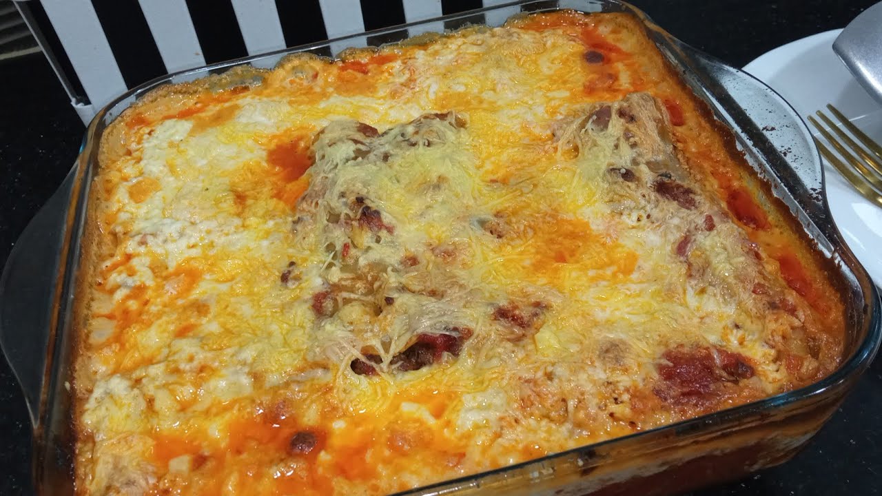 كانيلوني باللحم المفروم 😋 cannelloni au viande hachée 