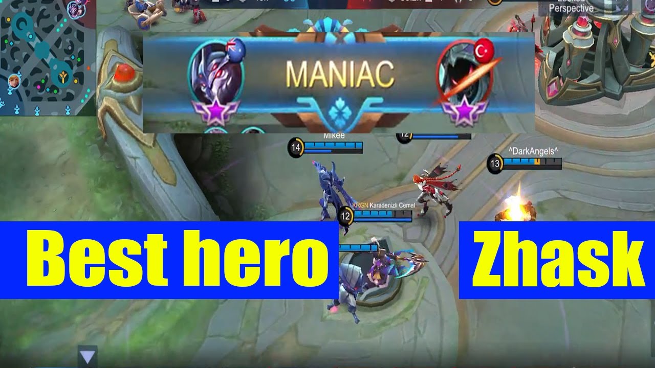 BEST HERO IN MOBILE LEGENDS | ZHASK | MANIAC
