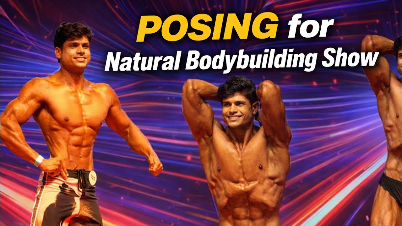 Posing for natural bodybuilding show! Icn wnbf
