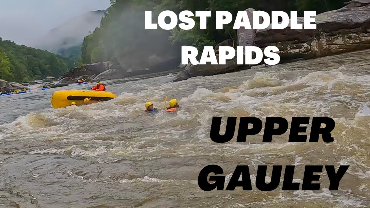Quarter-mile continuous whitewater rafting - Popping out at Lost Paddle Rapids [Upper Gauley River]