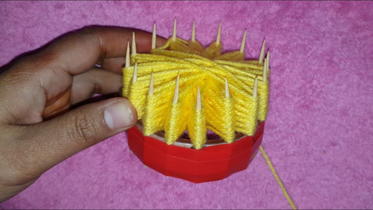 wow beautiful make sewing trick hand embroidery//amazing wool flower tricks 2020 hand work