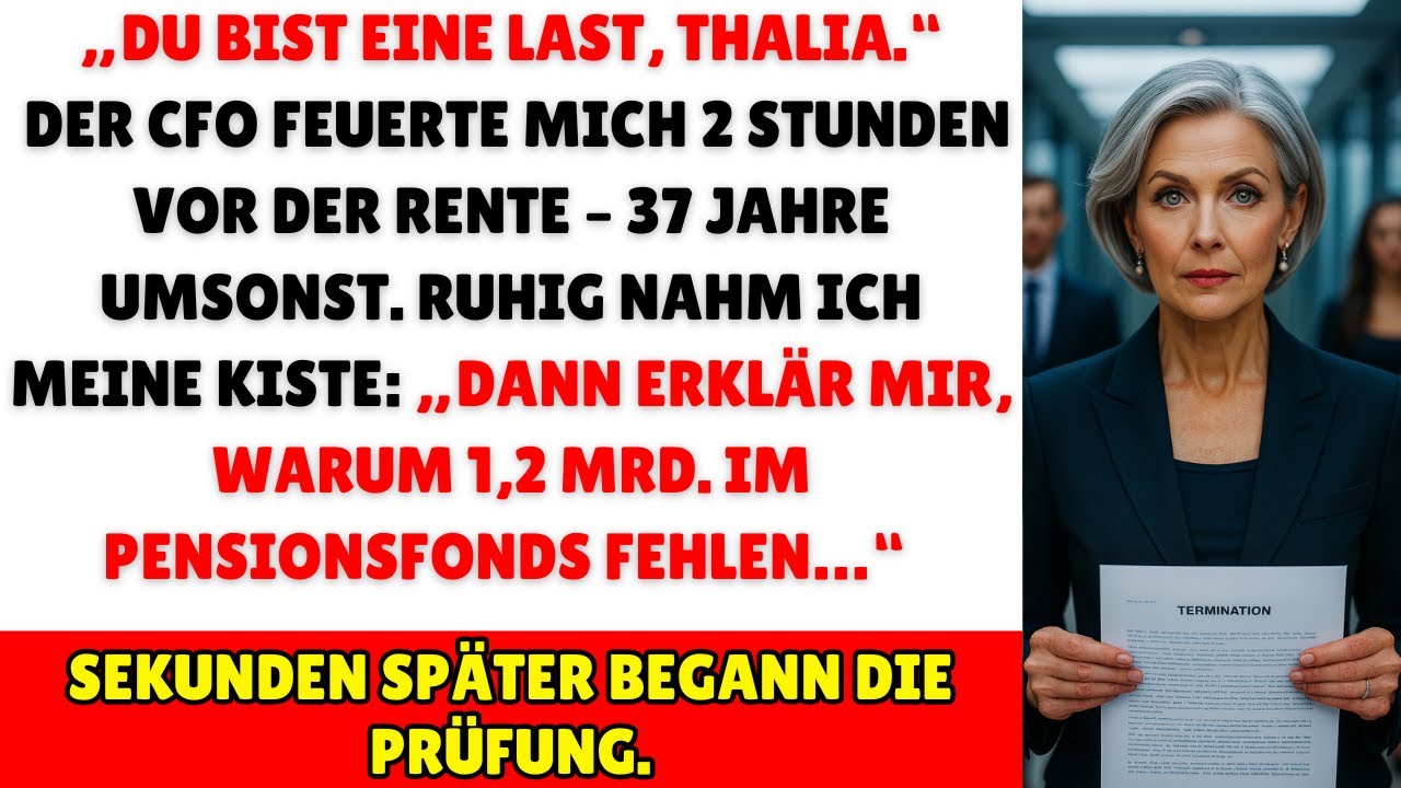 Sie feuerten sie 2 Stunden vor der Rente – Minuten später brach ihr Imperium ein