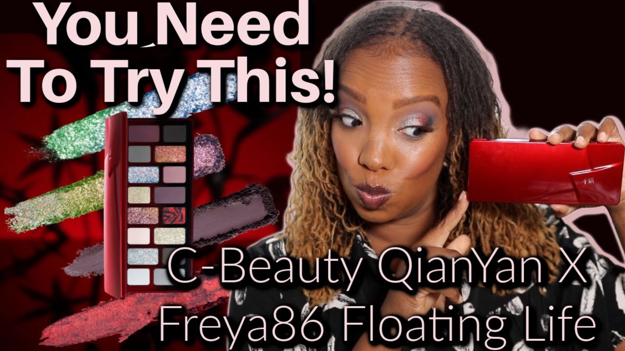 C-Beauty QianYan X Freya86 Floating Life Palette! | Three Looks #cbeauty
