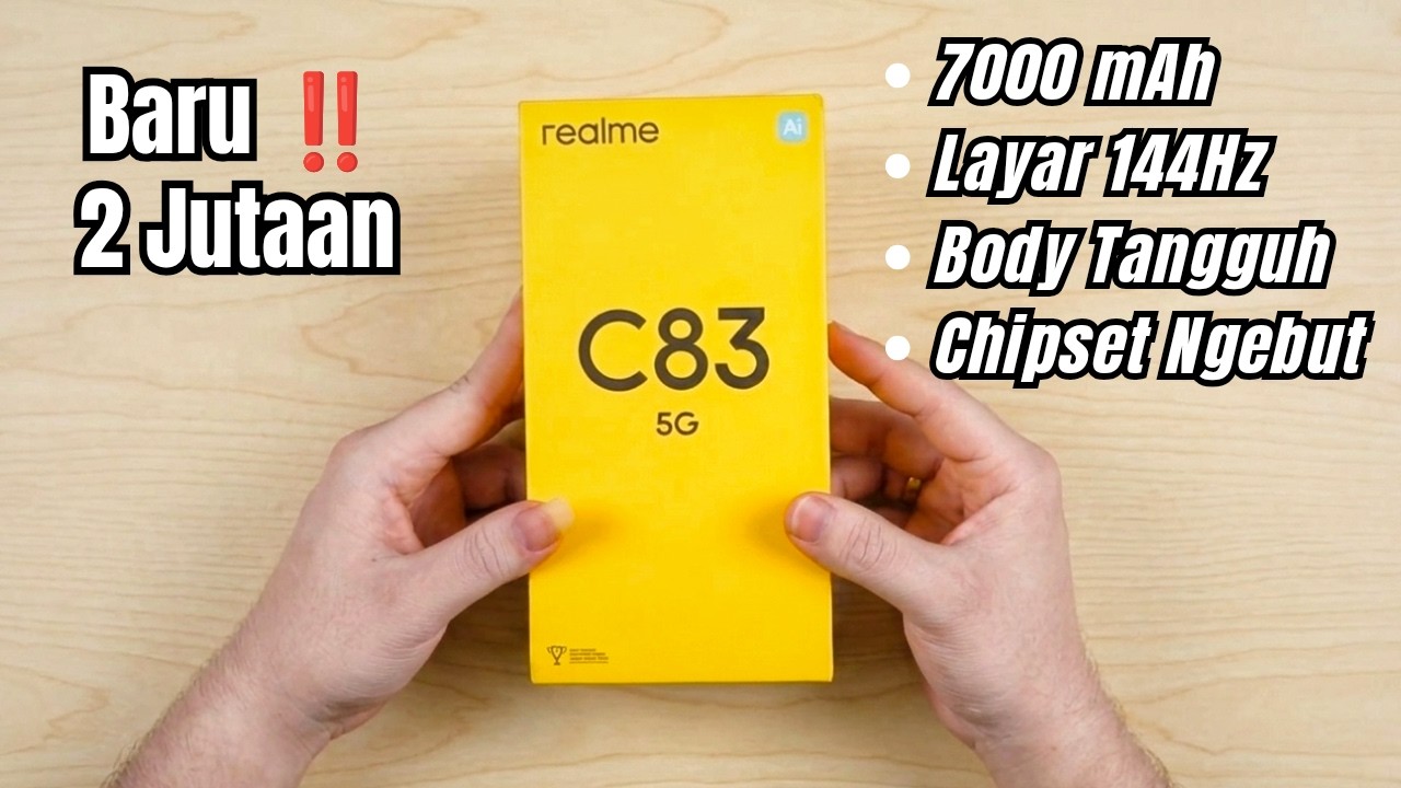 MAKIN BESAR MAKIN PUAS‼️REALME C83 5G LAYAR 144Hz, BATERAI 7000 mAh - COCOK BUAT OJOL