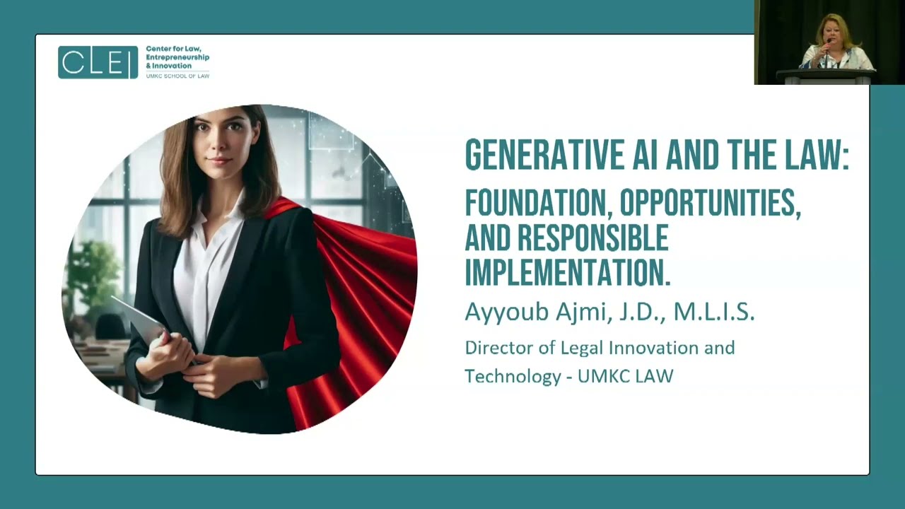 Generative AI and the Law - Foundation, Opportunities, and Responsible Implementation