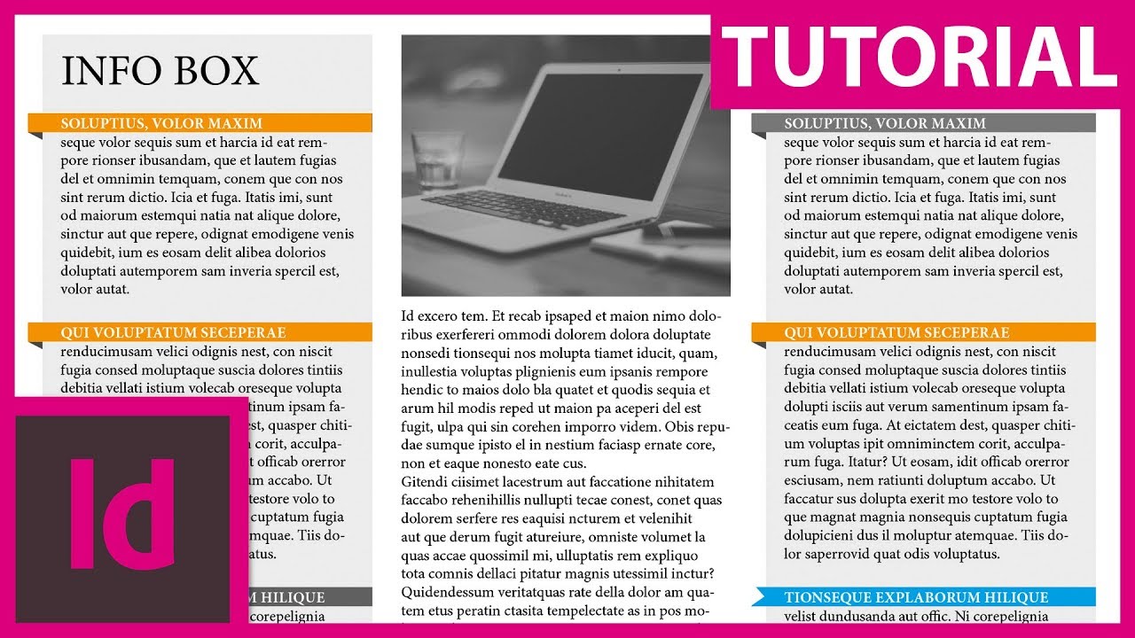 Chytré nastavení podbarvení nadpisu s ukotveným objektem – Indesign CZ tutorial