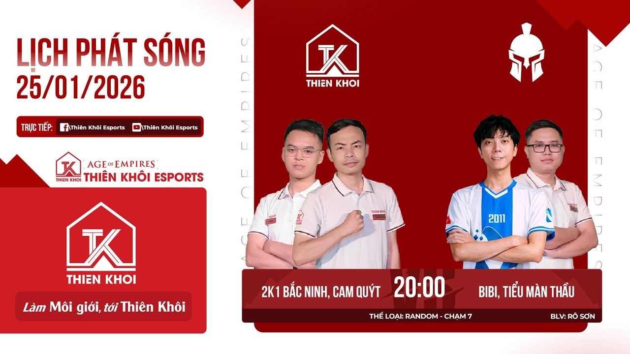Trực Tiếp | Thiên Khôi Esports vs Liên Quân | 2vs2 Random | BLV: RBS | Ngày 25/01/2026