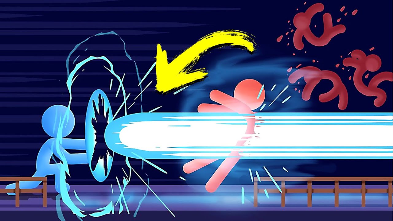 STICKMAN Aprendeu a SOLTAR HADOUKEN | Stick to the Stickman