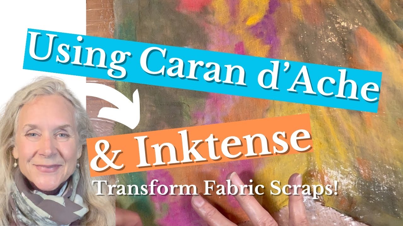 Transform Fabric using Caran d'Ache & Inktense Markers: Creative Techniques for Textile Art
