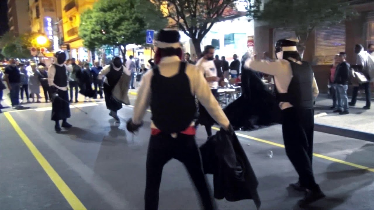 Combates de ropera y capa. Demostraci&oacute;n  Happy Night Villena 2019