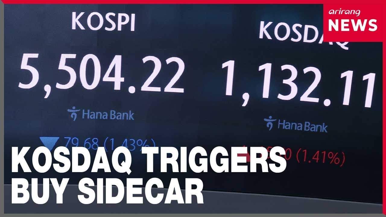 Buying sidecar triggered for second day as KOSDAQ surges
