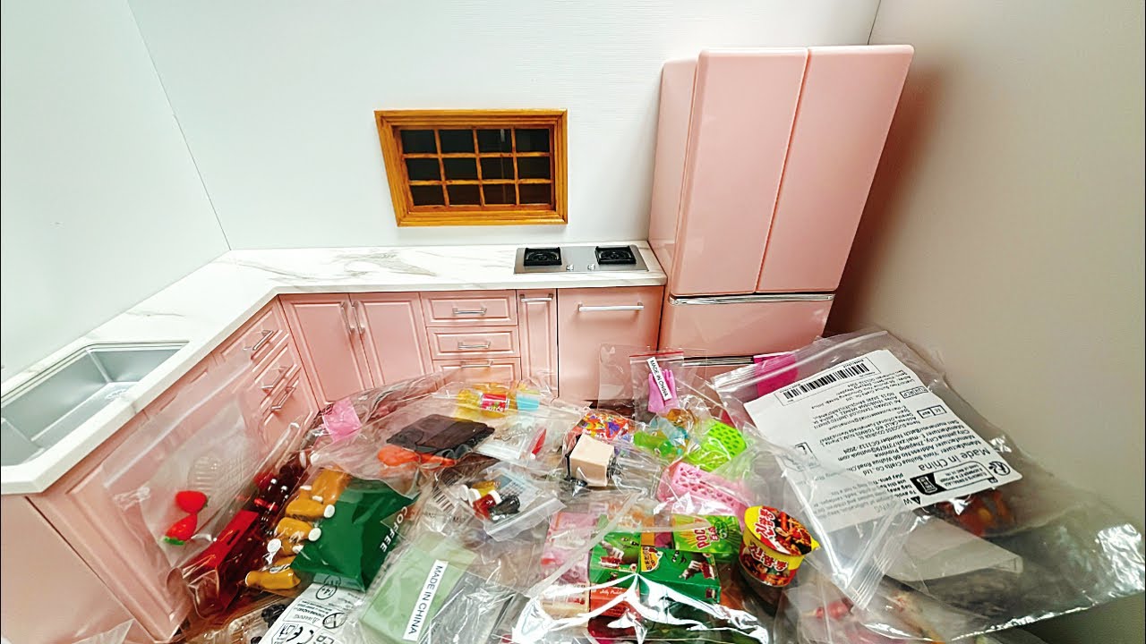 Miniature Kitchen Decoration ASMR 미니어처 주방 꾸미기 