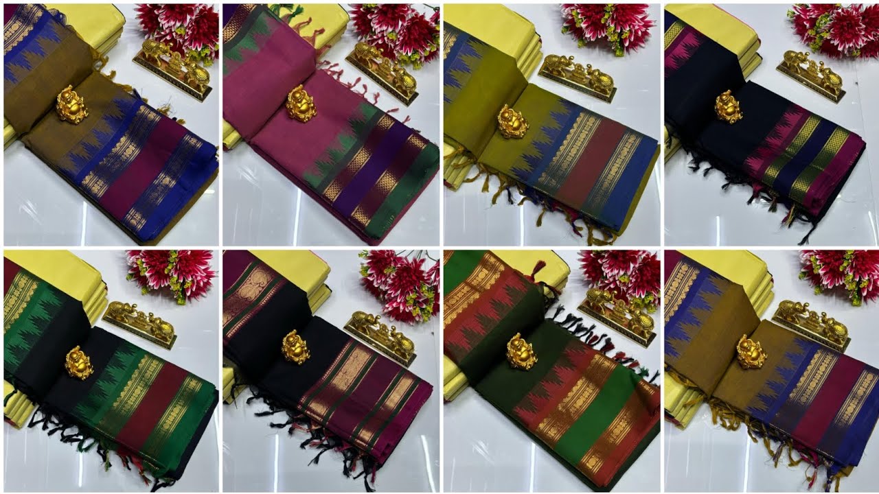 Premium cotton saree🌻₹900+$🌻Whatsapp:8124904015 #svt #purecottonsaree #chettinadcottonsarees 