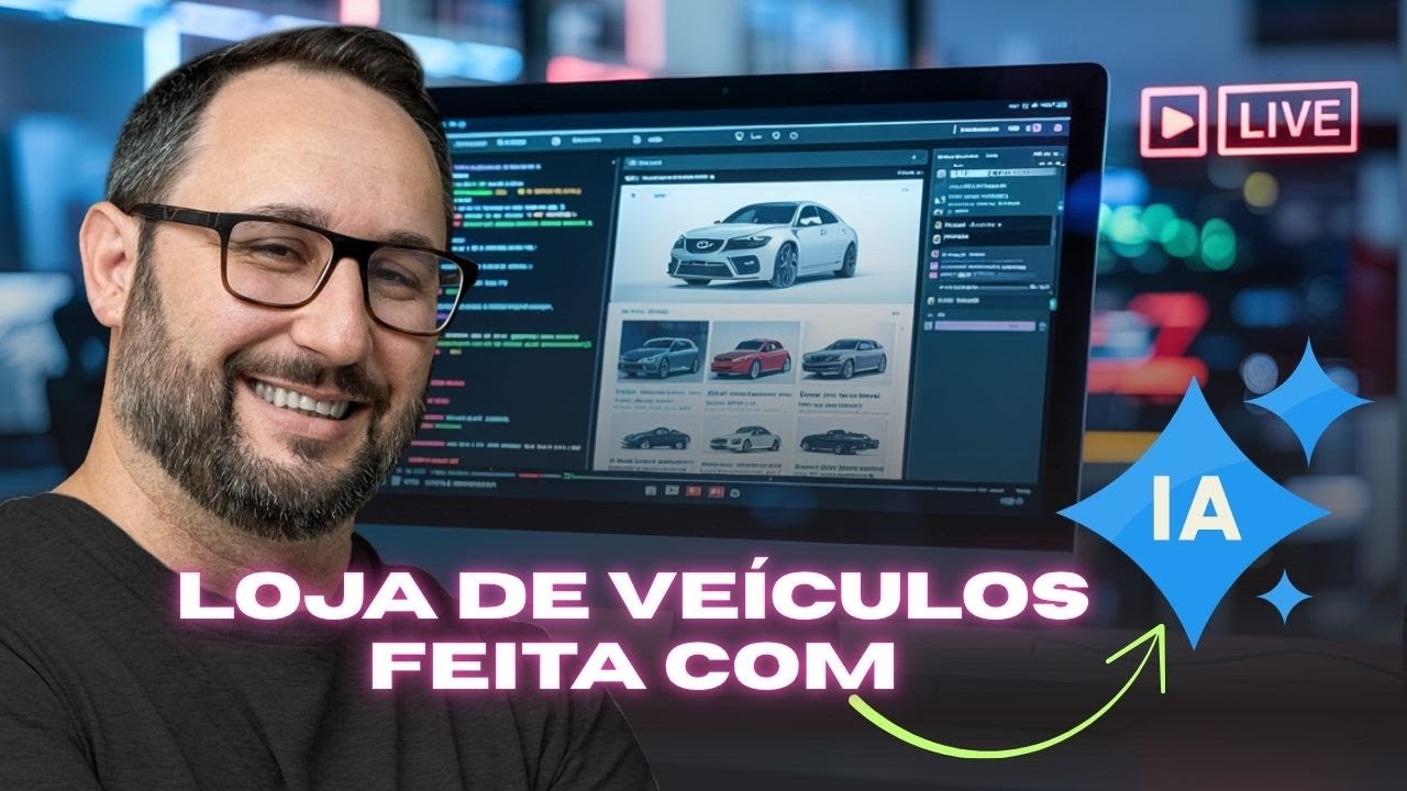 LIVE: Site para Loja de Ve&iacute;culos com Intelig&ecirc;ncia Artificial