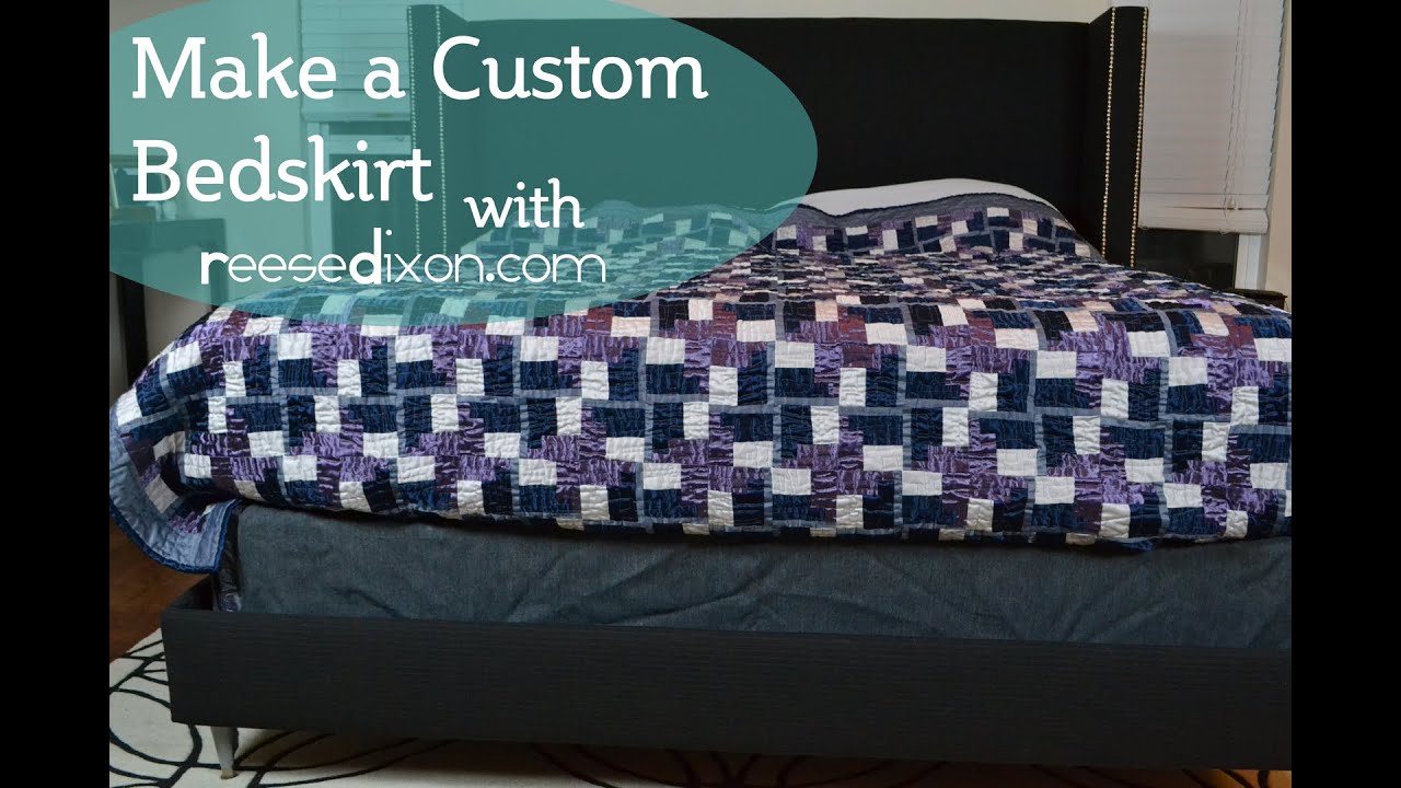 Sew a custom bedskirt