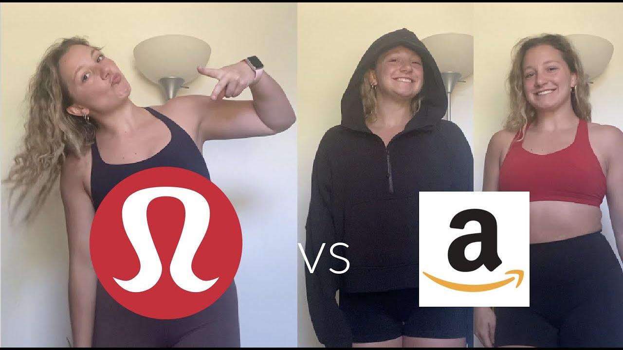 Lululemon vs Amazon DUPES