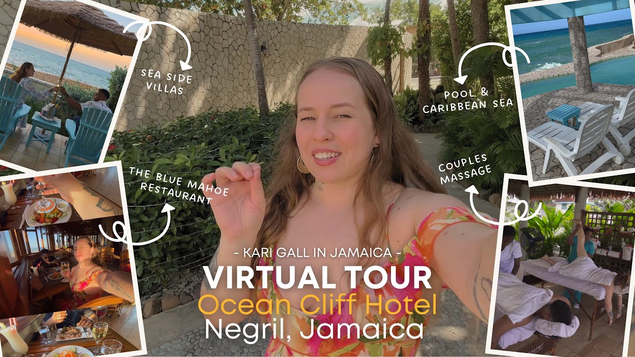 Ocean Cliff Hotel Negril, Jamaica | Virtual Tour of a Romantic Boutique Resort 🇯🇲