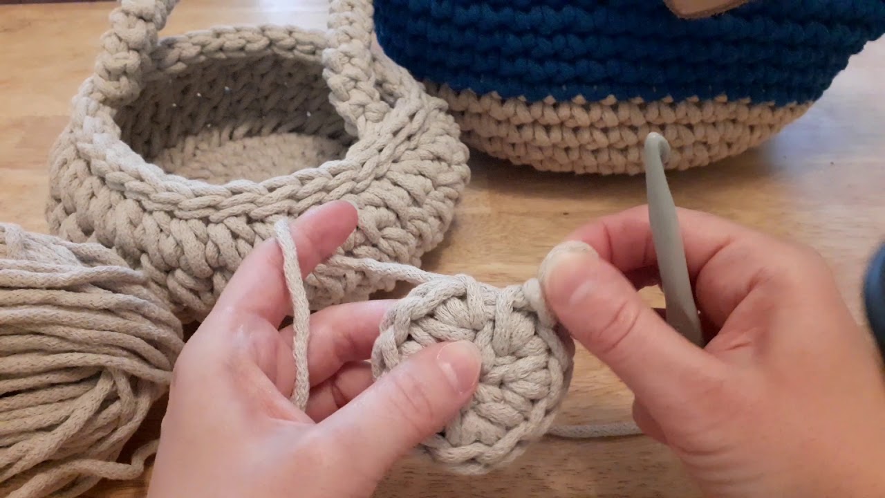 7.Búzaszemes körlap horgolása zsinórfonalból | Crochet circle for beginners| Easy crochet circle