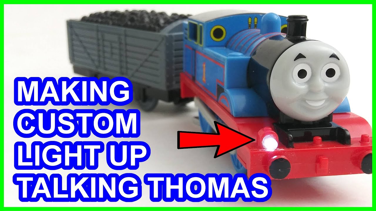 Thomas & friends Trackmaster Custom Talking Thomas light up きかんしゃトーマス Il Trenino Thomas y sus amigos