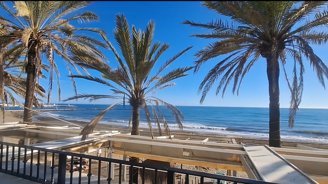 February 24, 2026, Marbella. A sunny day on the Mediterranean coast.