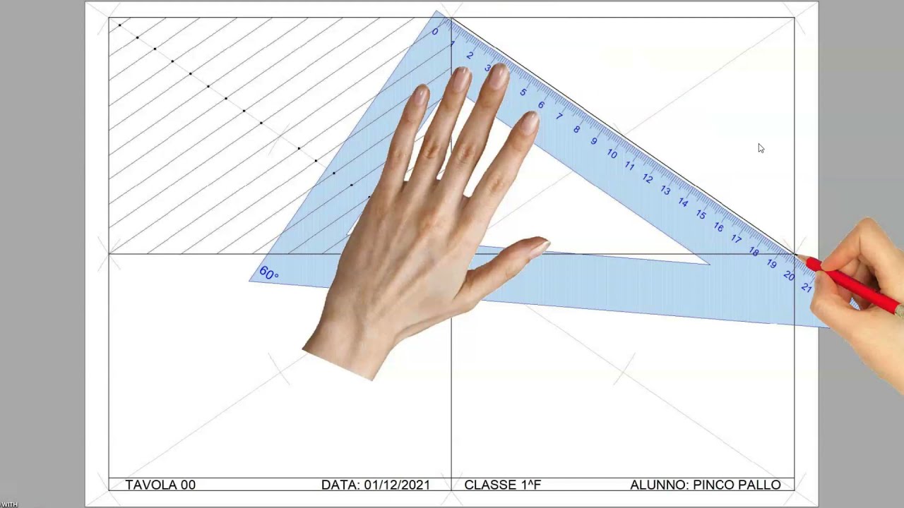 Linee parallele - oblique - con due squadre