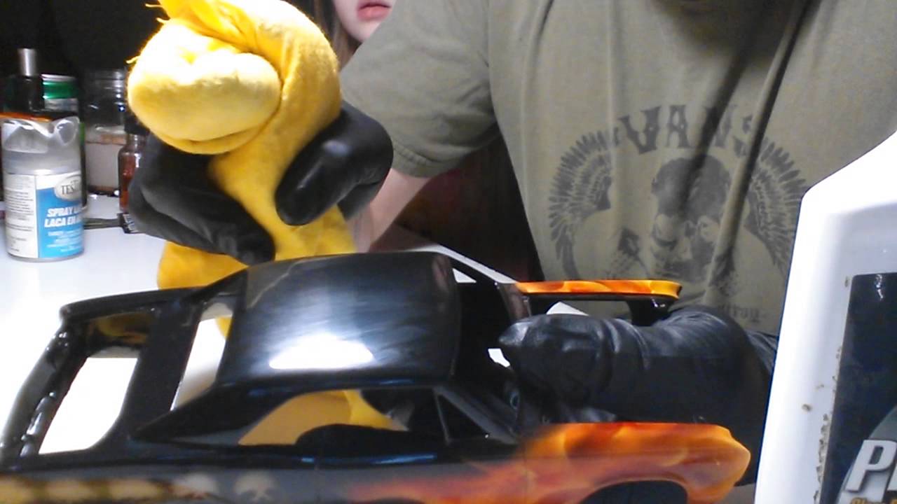 How to polish a model car body