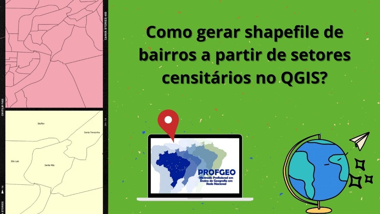 Como gerar shapefile de bairros a partir de setores censitários no QGIS?
