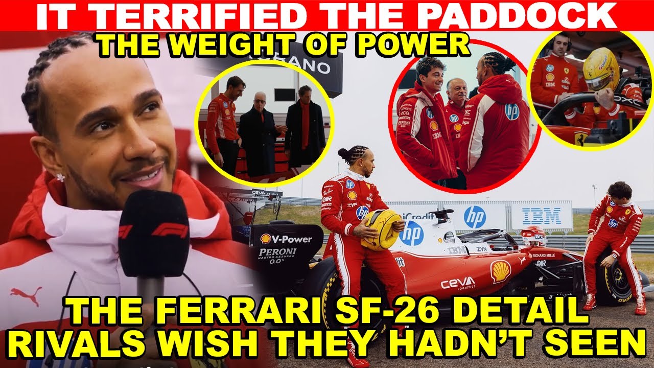 Hamilton & WEIGHT OF POWER - Rivals Are Suddenly AFRAID of his’s 2026 Car | It Terrified the Paddock