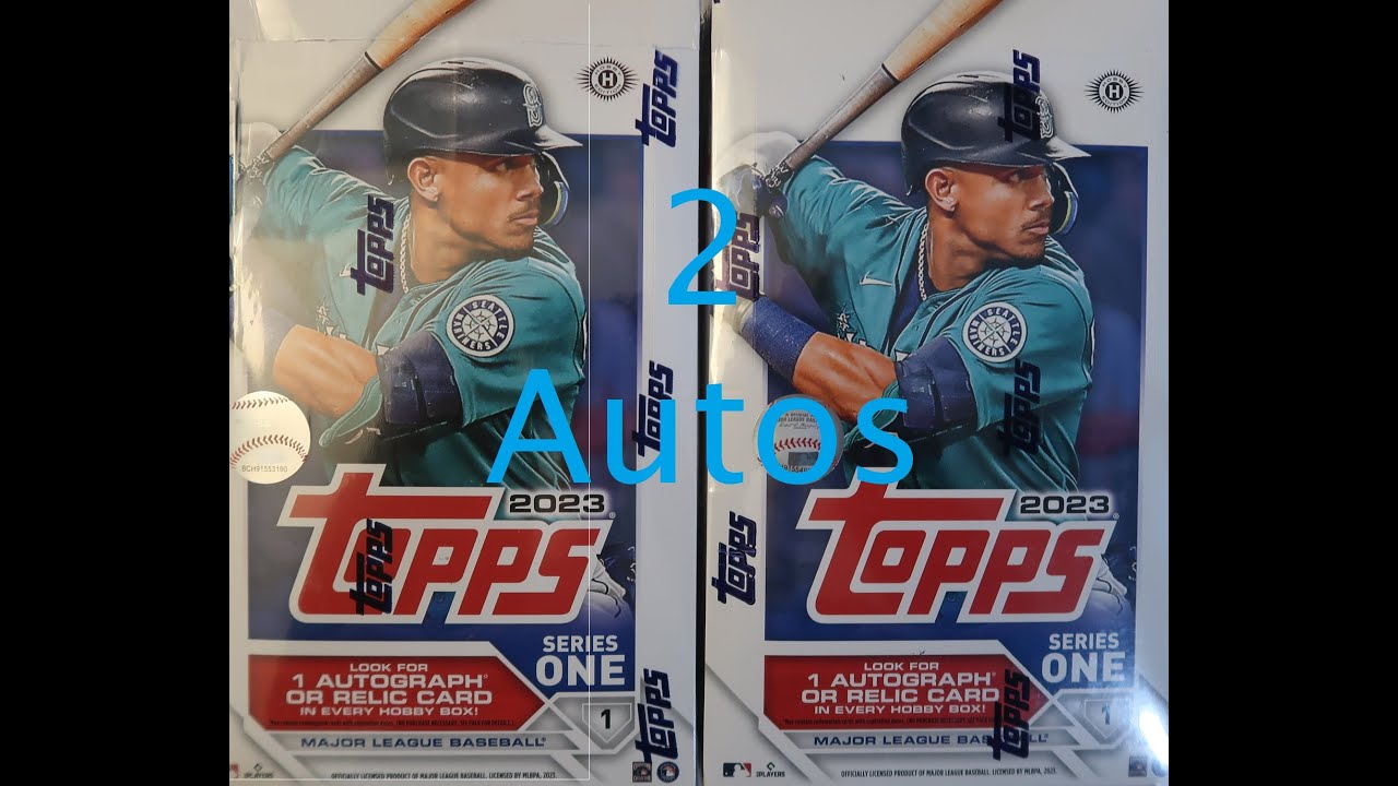 2023 Topps Baseball Series 1 Hobby Box Break x2 / Awesome Hit