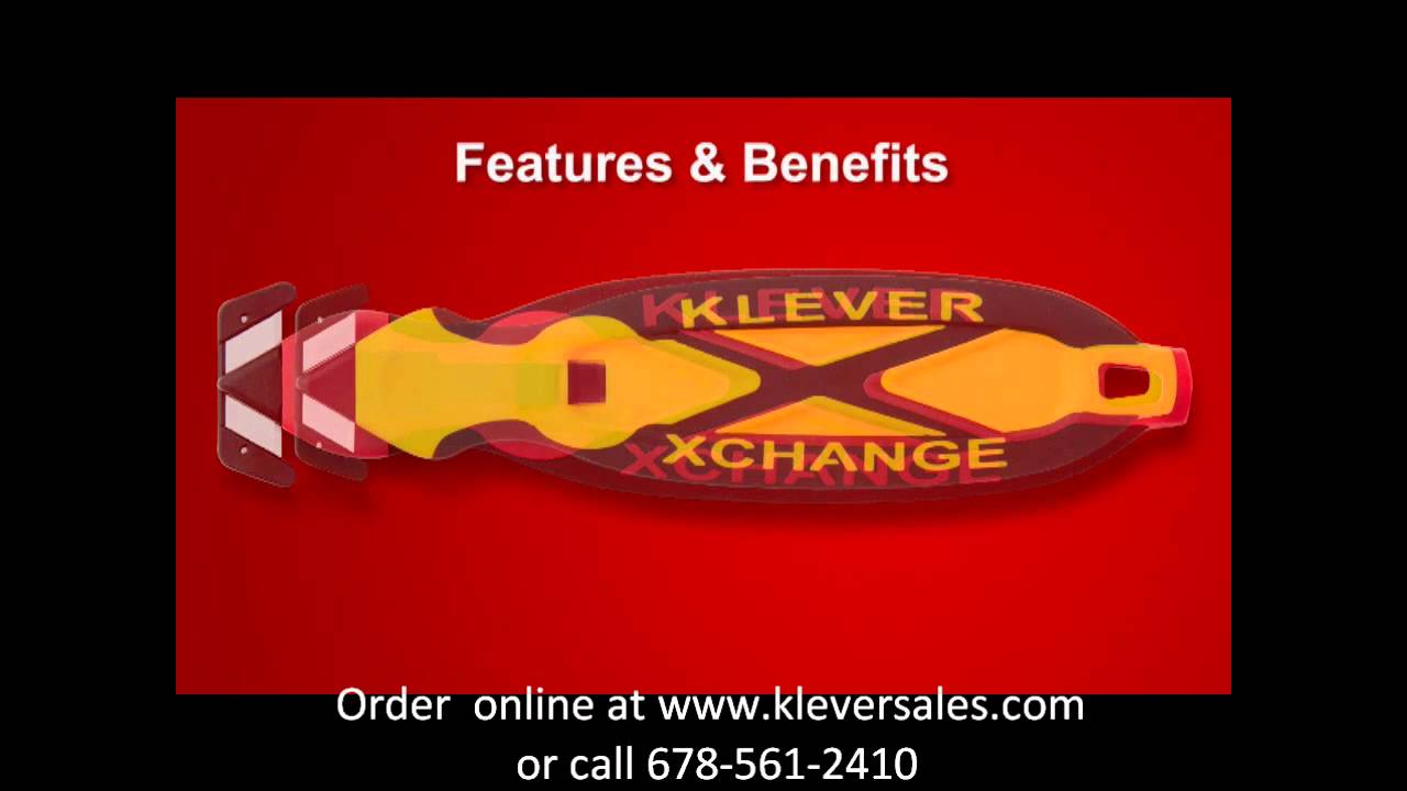 Обучающее видео по безопасной замене ножей Klever X
