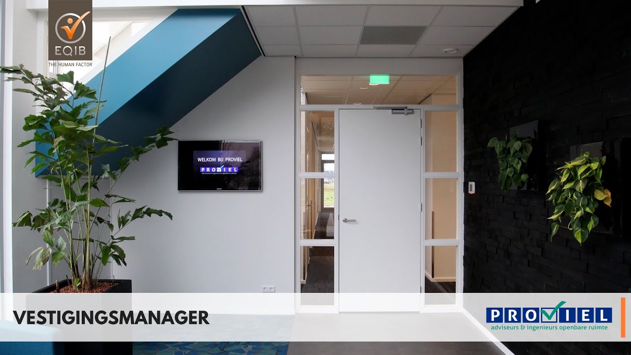 Vestigingsmanager bij Proviel