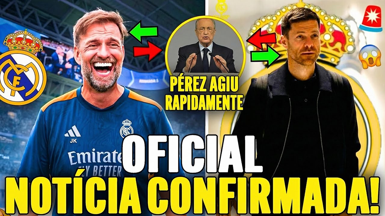 🚨&iexcl;BOMBAZO! &iexcl;KLOPP &Eacute; O NOVO TREINADOR DO REAL MADRID! &iexcl;NINGU&Eacute;M O VIA CHEGAR!
