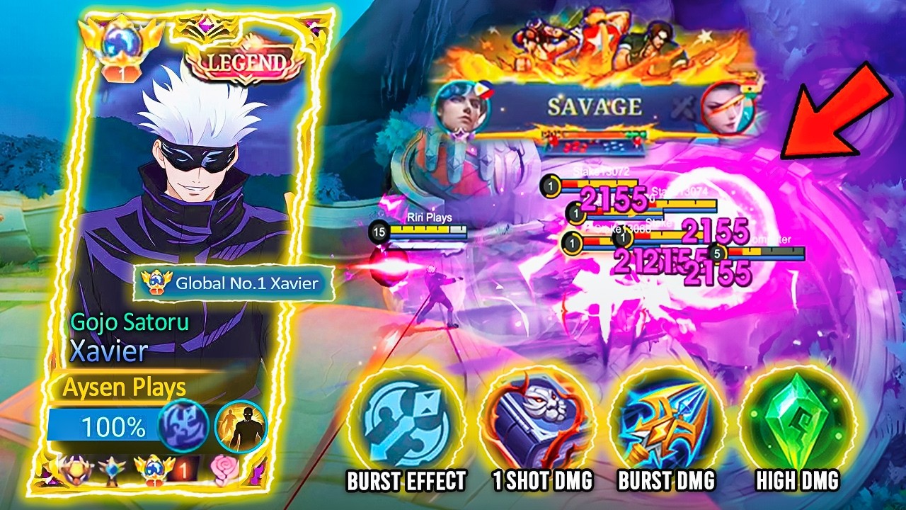 ENEMIES THOUGHT I WAS HACKING AFTER THIS XAVIER SAVAGE! | XAVIER BEST BUILD AND EMBLEM 2026 | MLBB