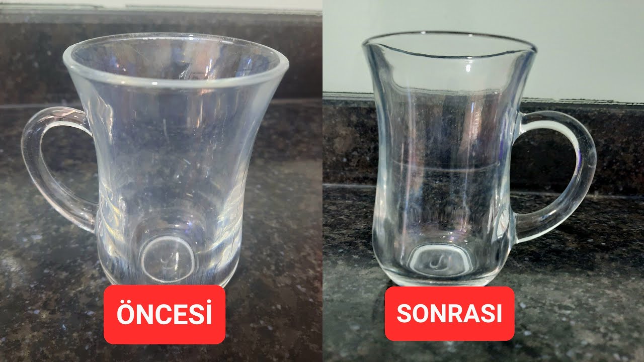 Bulaşık makinesinde çizilmiş bardakları nasıl temizleriz çizilen bardak çöpe gitmiyor