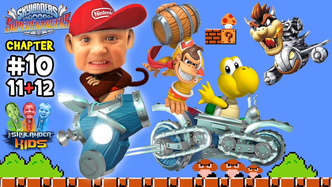 Давайте играть Skylanders нагнетателей Глава 10, 11, 12: Сахар Отвлечение! Dark Баузер