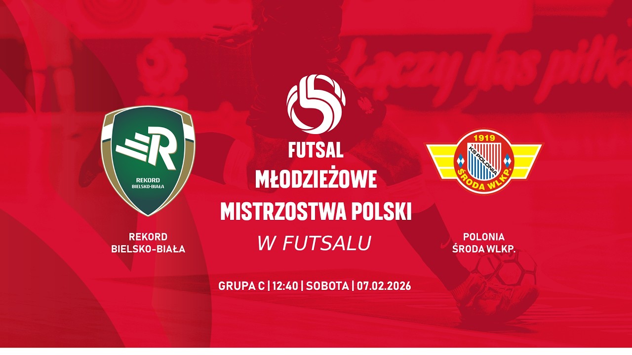 Skrót meczu: Rekord Bielsko-Biała - Polonia Środa Wlkp. | MMP w Futsalu U17 Bielsko-Biała 2026