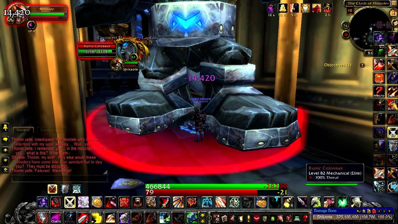 ✔ Shikaote - Ulduar Solo Warrior Clear - A few technical bosses lvl 90