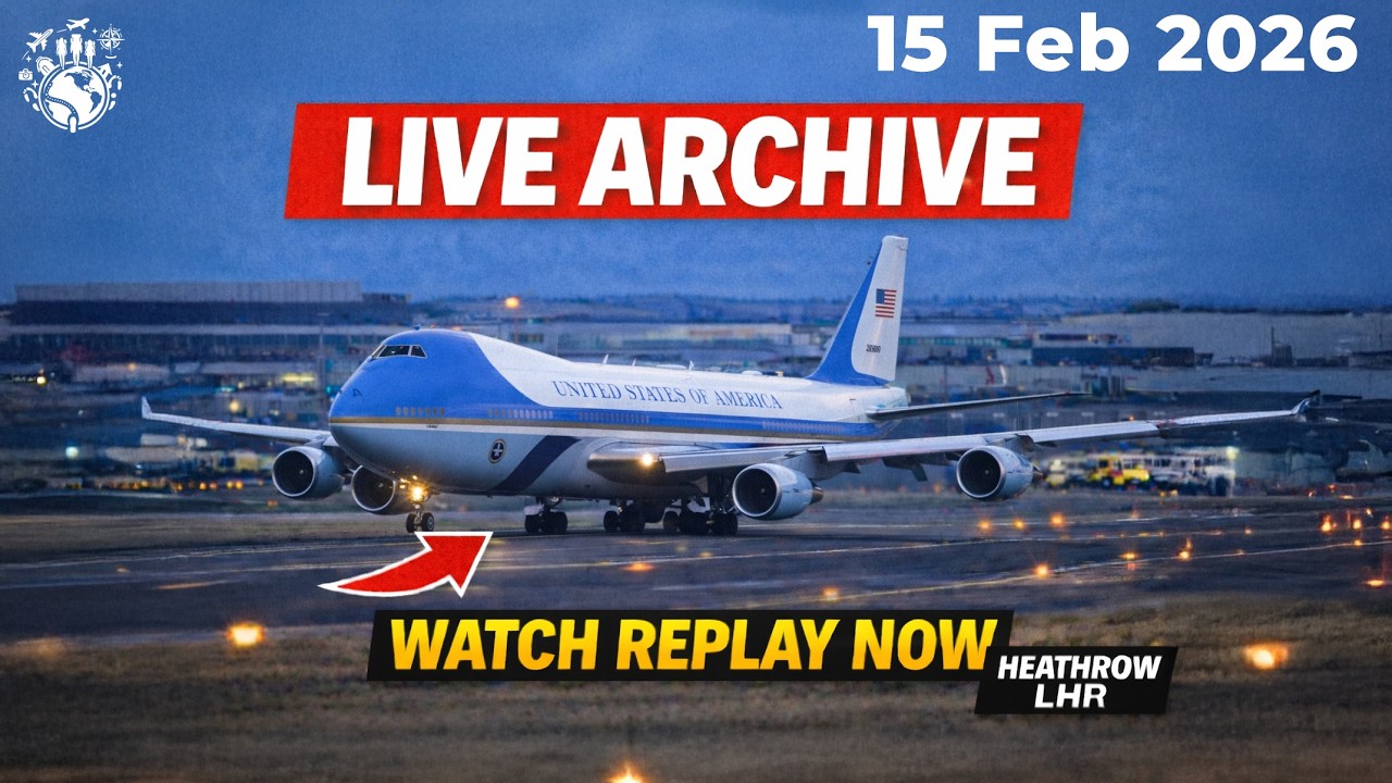 🔴 LIVE 24/7: PTZ CCTV Heathrow Airport Plane Spotting ✈️ Real-Time Aircraft Landings Takeoffs (LHR)