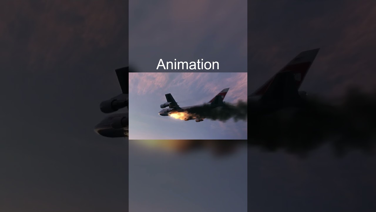 Animation vs. Real Life - Trans World Airlines Flight 800 #airdisasters #planecrash